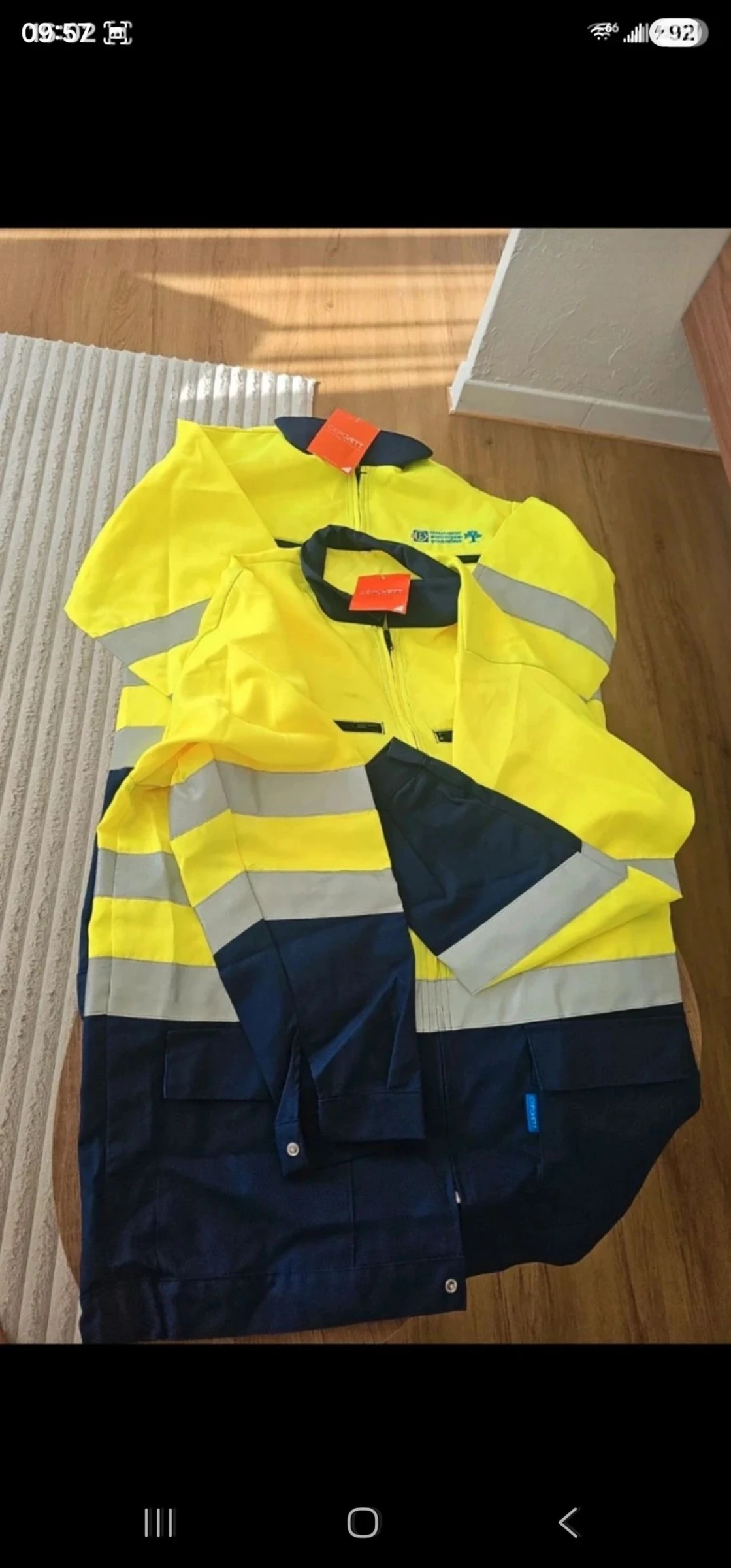 2 veste de travail 